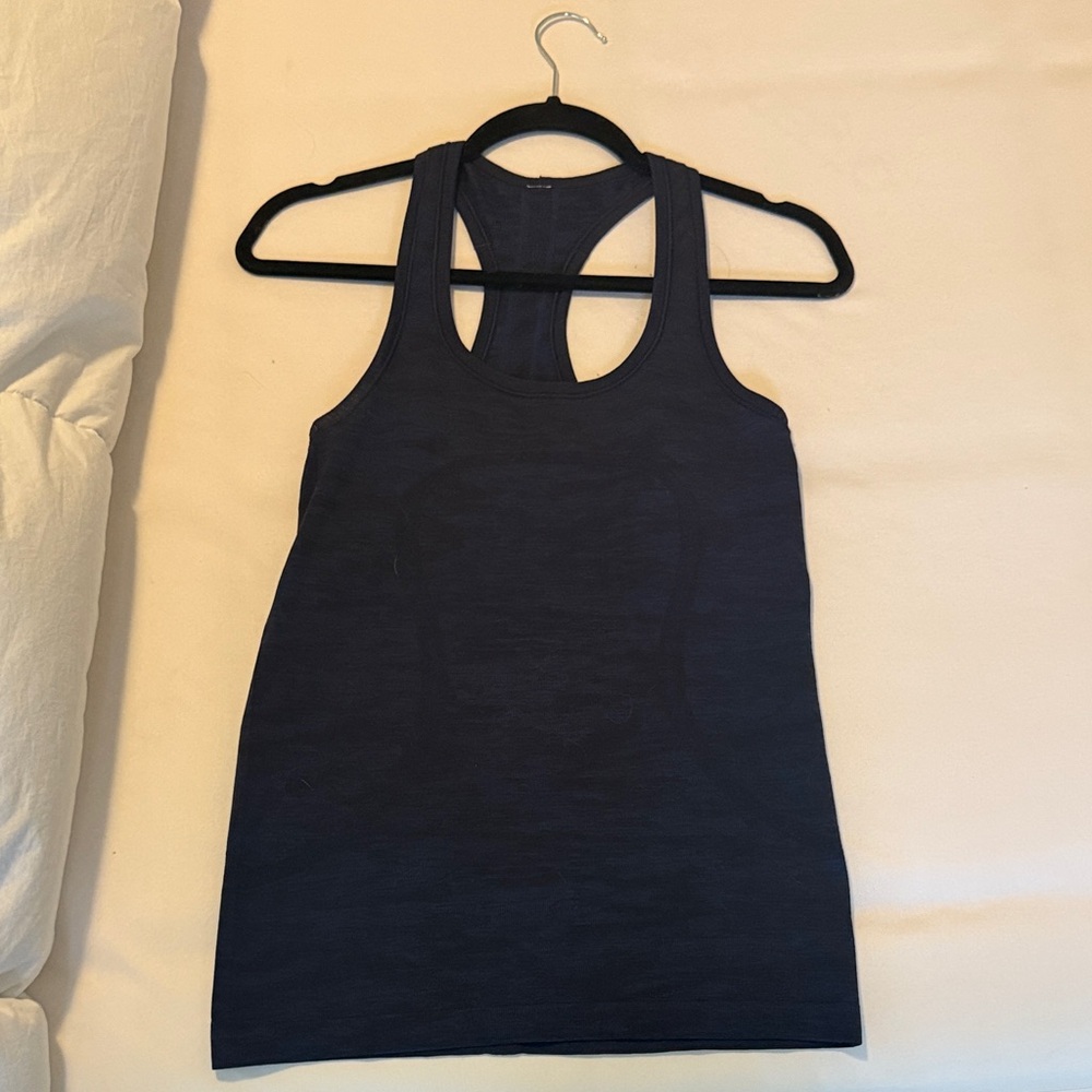 Navy blue racerback Lululemon Tank Top
